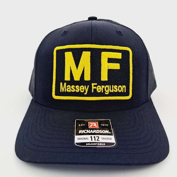 Massey Ferguson Richardson 112 Trucker Mesh Snapback Hat Cap Embroidered patch - Picture 1 of 4